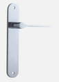 Iver Como Door Lever 11770 Oval Backplate Polished Chrome - Passage ,Privacy & Entrance