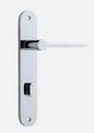 Iver Como Door Lever 11770 Oval Backplate Polished Chrome - Passage ,Privacy & Entrance