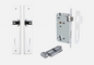 Iver Bronte Door Lever 11784 Chamfered Backplate Polished Chrome - Passage ,Privacy & Entrance