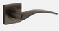 Iver Oxford Door Lever 0281 Square Rose Signature Brass - Passage ,Privacy & Entrance