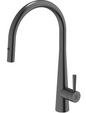 BURNS & FERALL CIGNUS 14 TAP ZOMODO GOOSE NECK  PULL-OUT TAP 421MM PVD SS DUAL FUNCTION AVAILABLE IN 4 COLOURS : BLACK PEARL ,BRUSHED STAINLESS STEEL ,EUREKA GOLD & RIO BRONZE
