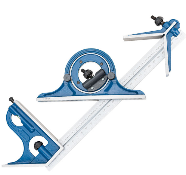 Trucut Heavy Duty Dasqua 4 Piece Combination Square Set