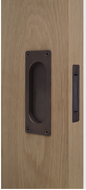 Cavity Slider For Doors Cavilock CL100 Louey Handle Recess Pull Blank -Oil Rubbed Bronze ,Polished Brass & Satin chrome plated