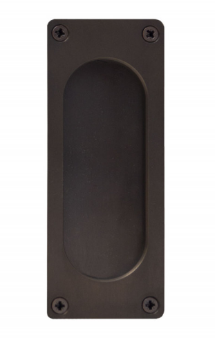 Cavity Slider For Doors Cavilock CL100 Louey Handle Recess Pull Blank -Oil Rubbed Bronze ,Polished Brass & Satin chrome plated