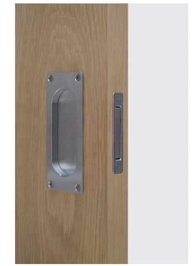 Cavity Slider For Doors Cavilock CL100 Louey Handle Recess Pull Blank -Oil Rubbed Bronze ,Polished Brass & Satin chrome plated