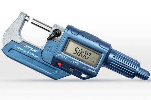Trucut Heavy Duty Dasqua Digital Outside Micrometer 0-25mm & 25-50mm