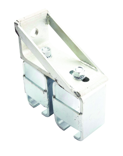 HENDERSON 307 BRACKET DOUBLE FACE FIX REVERSIBLE SATIN CHROME