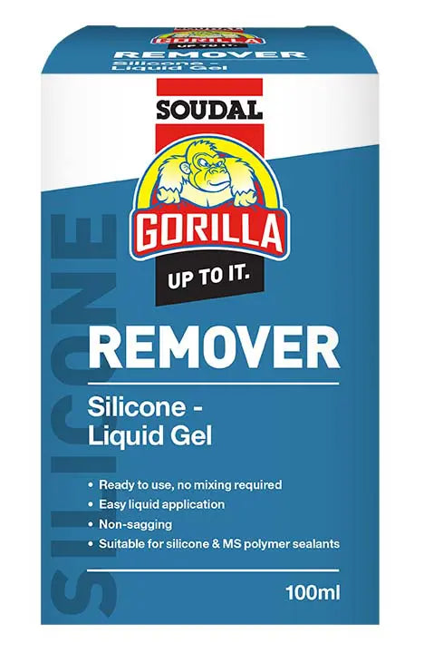 SOUDAL GORILLA SILICONE REMOVER 100ML HANGSELL -  PRICED PER UNIT - MINIMUM ORDER QUANTITY 12+ UNITS