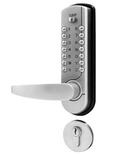 YALE DIGITAL MORT ENTR SET KEY O/RD SATIN CHROME