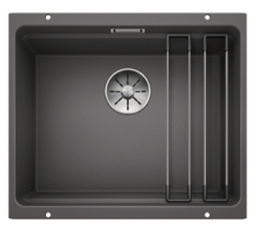 Blanco Germany Etagon 500-U Sink Bowl ( Width 500mm x Depth 190mm ) Blanco Silgranit Range- Available in 3 Colours :  Anthracite ,White ,Rock Grey SPECIAL ORDER EX-GERMANY (AIR FREIGHT EXTRA)