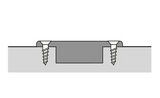 Hettich Germany Sensys 110° Hinge with Integrated Silent System Overlay ,Half overlay & Inset TH-Drilling Pattern 52 x 5.5 mm, for Screwing On Finish Nickle plated