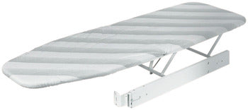 Hafele Germany Ironing board, Ironfix, for installation behind drawer front panel Folding, Cover: Grey stripes, dimensions: 950 x 300mm