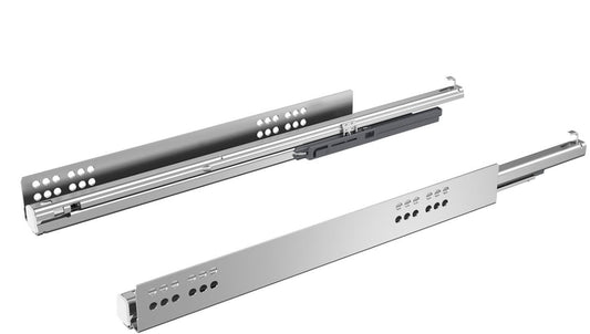 Hettich Germany Atira Pot and Pan Drawer Set Height 114mm White Length Available in 260mm, 300mm, 350mm, 420mm, 470mm and 520mm With Gallery Rails