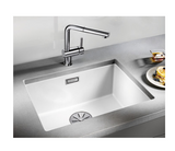 Blanco Germany Subline 500 -U Single Bowl Sink, ( Width 500 x Depth 190mm )  Blanco Silgranit Range- Available in 5 Colours :  Anthracite ,Black ,Rock Grey ,White ,Alu-Metallic