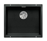 Blanco Germany Subline 500 -U Single Bowl Sink, ( Width 500 x Depth 190mm )  Blanco Silgranit Range- Available in 5 Colours :  Anthracite ,Black ,Rock Grey ,White ,Alu-Metallic
