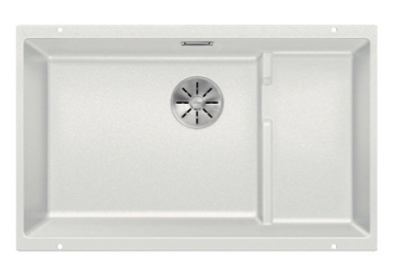 Blanco Germany Subline 700 - U Level Sink Single Bowl ( Width 700mm x Depth 200mm ) ,Second bowl ( depth : 140mm )   Blanco Silgranit Range- Available in 5 Colours :  Anthracite ,Black ,Rock Grey ,White ,Alu-Metallic