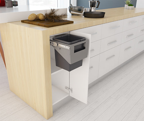 Tanova Simplex Soft Close and Push to Open  Pull Out Kitchen Bin 300mm Cabinet