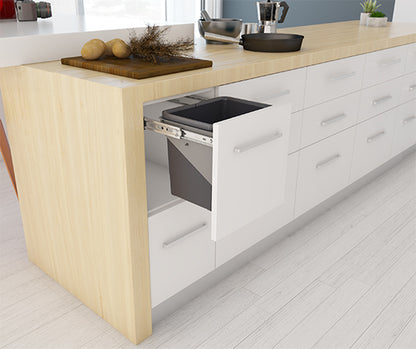 Tanova Simplex  Pull Out Kitchen Bin 350mm Cabinet Soft Close And Push to Open