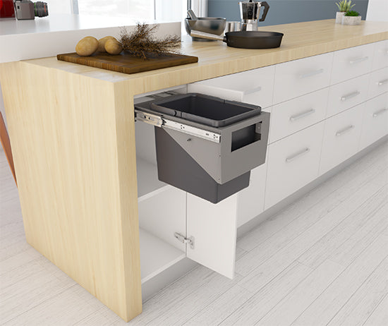 Tanova Simplex Soft Close and Push to Open  Pull Out Kitchen Bin 300mm Cabinet