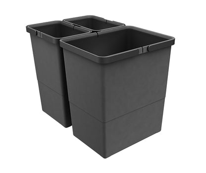 Tanova Simplex  Pull Out Kitchen Bin 350mm Cabinet Soft Close And Push to Open