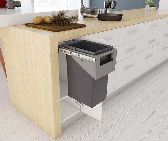 Tanova Simplex Soft Close and Push to Open  Pull Out Kitchen Bin 300mm Cabinet