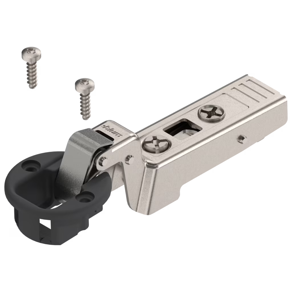 BLUM CLIP TOP HINGE 94° Inset Glass Door Screw-on hinge. 75T4300
