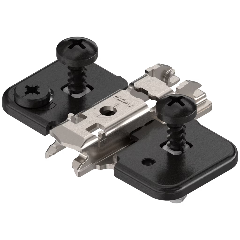 Blum  CLIP Mounting Plate Cruciform with Expando Split Dowels