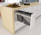 Tanova Simplex Soft Close Pull Out Kitchen Bin 200mm Cabinet - 2x6L Bins - 285mmH x 511mmD-Charcoal