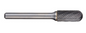 Trucut Heavy Duty Alpha 1/4" Cylindrical Ball Nose Carbide Burr Aluminium Cut - 1/4" Shank & 1/4" Shank Long Series