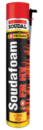 SOUDAL SOUDAFOAM FR HY 750ML AEROSOL LIGHT RED -  PRICED PER UNIT - MINIMUM ORDER QUANTITY 6 UNITS