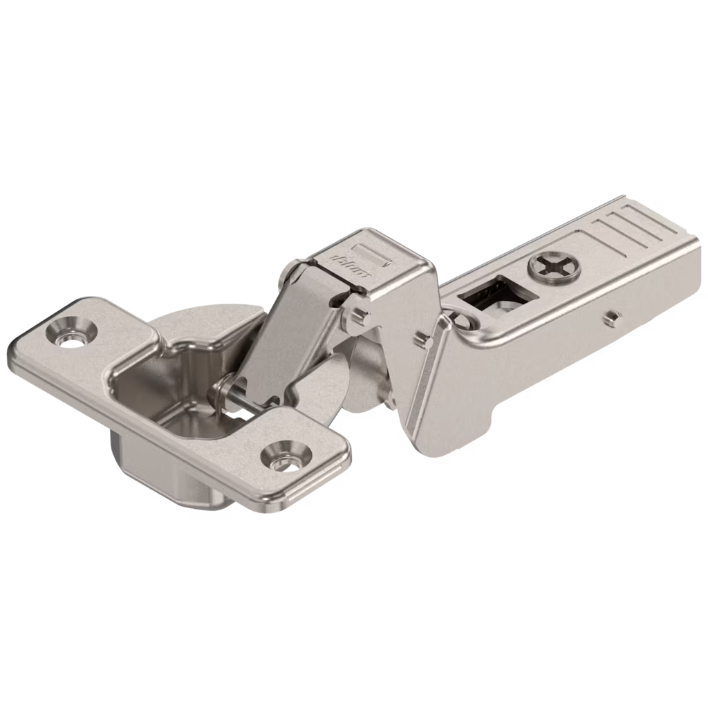 BLUM CLIP top profile door hinge 95°, inset application, boss: screw-on