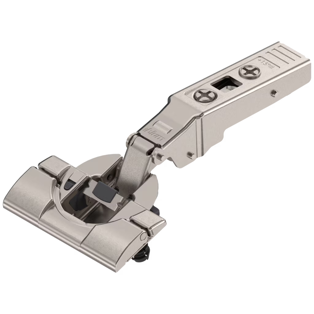 BLUM CLIP TOP BLUMOTION HINGE (SOFT CLOSE) 15° Angled 95° Opening Max Overlay INSERTA hinge 79B9494
