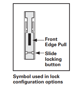 Cavity Slider For Doors Cavilock CL100 Louise Handle Recess Pull Euro -Polished Brass & Satin chrome plated