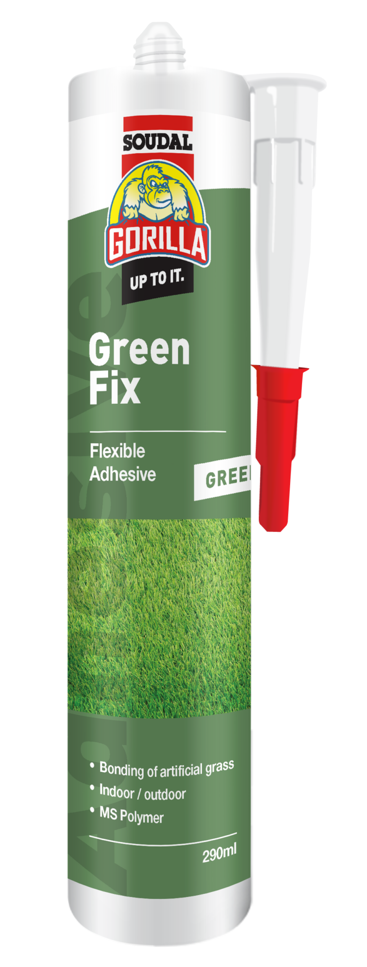 SOUDAL GORILLA GREEN FIX ADHESIVE  290ML -  PRICED PER UNIT - MINIMUM ORDER QUANTITY 12 UNITS