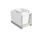 Tanova NZ Waste System 450 Cab Simlead D 70kg Push To Open Soft Close - 450mm ,500mm & 550mm Cabinet - 1 x 20Litre ,1 x 36Litre 1 x 50Litre , 2 x 20Litre & 2 x 20L or 2 x 36Litre Bucket White Mech Only