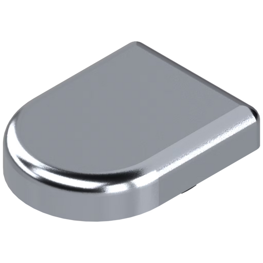 BLUM CLIP TOP HINGE Glass door Brush Chrome,Nickel Cover Cap 84.412