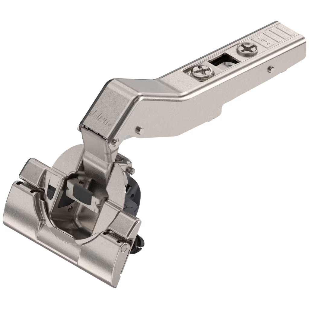 BLUM CLIP TOP BLUMOTION HINGE (SOFT CLOSE) 45° Angled 110° Opening INSERTA hinge 79B3598
