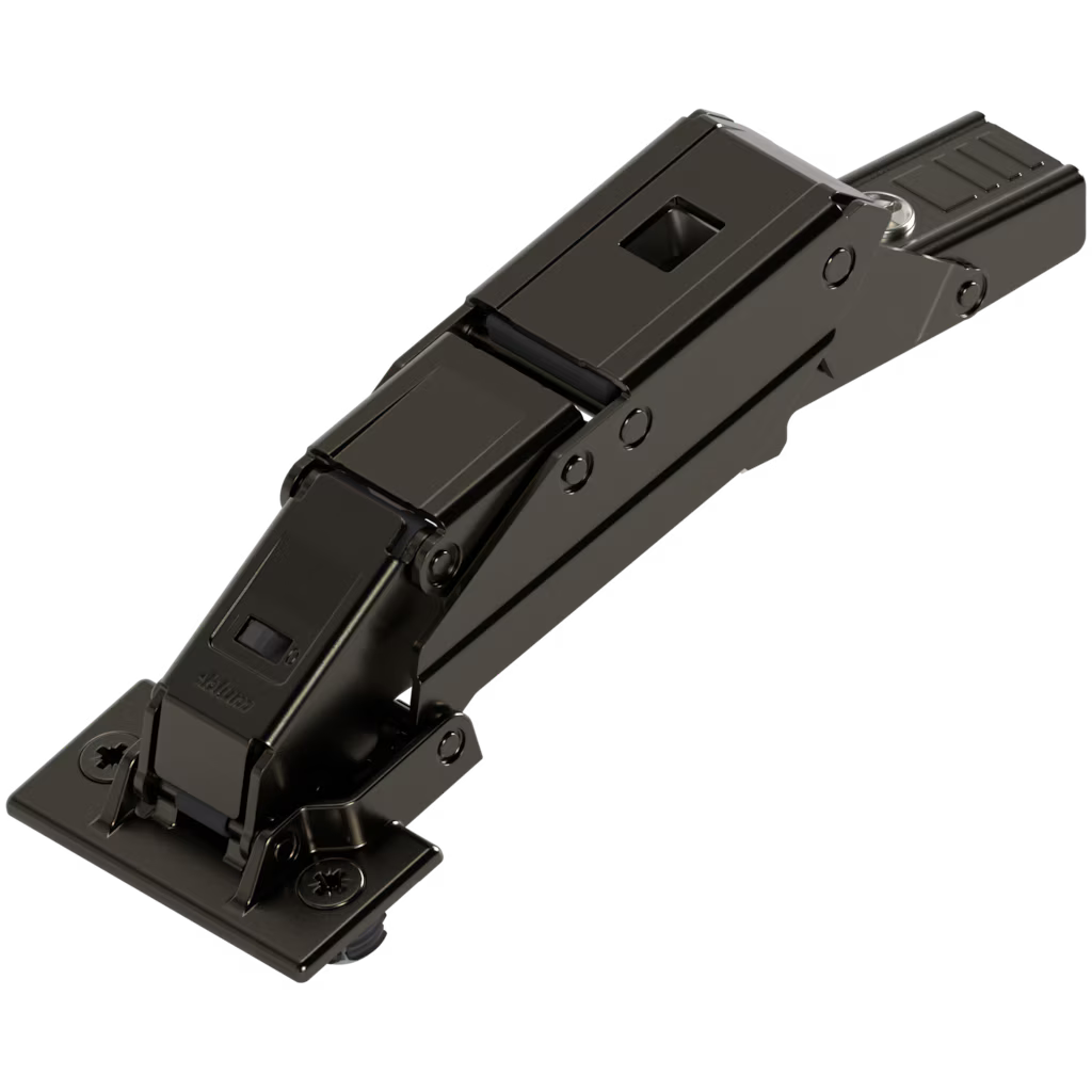 Blum Clip Top BLUMOTION Hinge for Thin Doors 110°, Overlay, Half Overlay and Inset Application- with EXPANDO T 2 Colours -Onyx Black and Nicked Plated