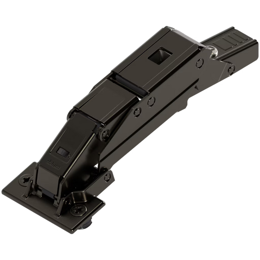 Blum Clip Top BLUMOTION Hinge for Thin Doors 110°, Overlay, Half Overlay and Inset Application- with EXPANDO T 2 Colours -Onyx Black and Nicked Plated
