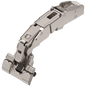Blum Clip Top BLUMOTION Wide Angle Hinge for Zero Protrusion 155°, Half Overlay Application Tool- Free with INSERTA 2 Colours -Onyx Black and Nicked Plated