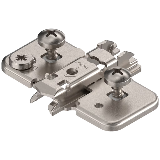 BLUM CLIP TOP 0mm Cam Adjustment Pre-Screwed for Twin Mounting Plate 174H710ZE