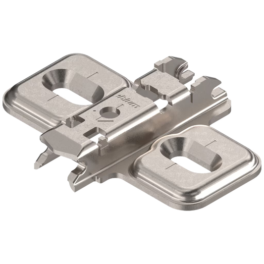 BLUM CLIP TOP 0mm Cruciform Screw-on Mounting plate-Elongated Hole 173L6100
