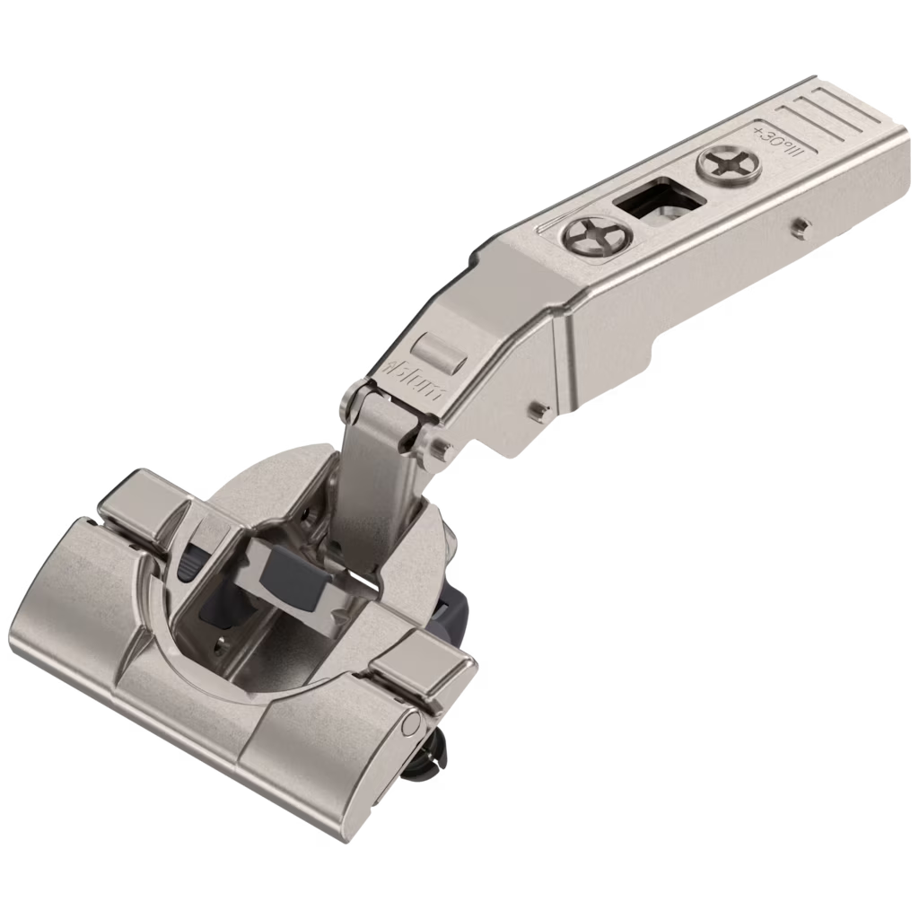 BLUM CLIP TOP BLUMOTION HINGE (SOFT CLOSE) 30° Angled 95° Opening Max Overlay INSERTA hinge 79B9496
