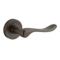 Iver Stirling Door Lever Round Rose Concealed Fix Pair, Passage Kit, Privacy Kit , Entrance Kit with High Security Lock - Signature Brass