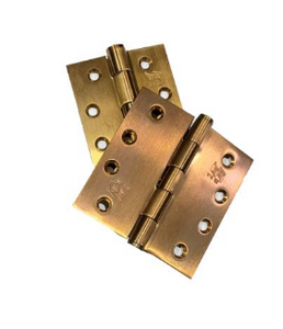 Lohala Hinge Stainless Steel 316 ,100mm x 100mm x 3.0mm & 100mm x 75mm x 3.0mm ,100mm x 100mm x 2.5mm & 100mm x 75mm x 2.5mm Fixed Pin Heavy Duty Button Tipped ,Hinge Heat Treated Bronze