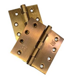 Lohala Hinge Stainless Steel 316 ,100mm x 100mm x 3.0mm & 100mm x 75mm x 3.0mm ,100mm x 100mm x 2.5mm & 100mm x 75mm x 2.5mm Fixed Pin Heavy Duty Button Tipped ,Hinge Heat Treated Bronze
