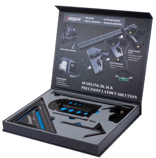 Trucut Heavy Duty Dasqua 5 Piece Measuring Tool Set