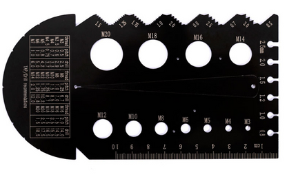 Trucut Heavy Duty Dasqua 5 Piece Measuring Tool Set