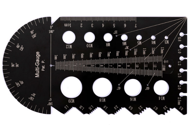 Trucut Heavy Duty Dasqua 5 Piece Measuring Tool Set