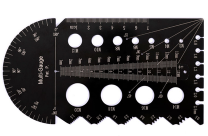 Trucut Heavy Duty Dasqua 5 Piece Measuring Tool Set